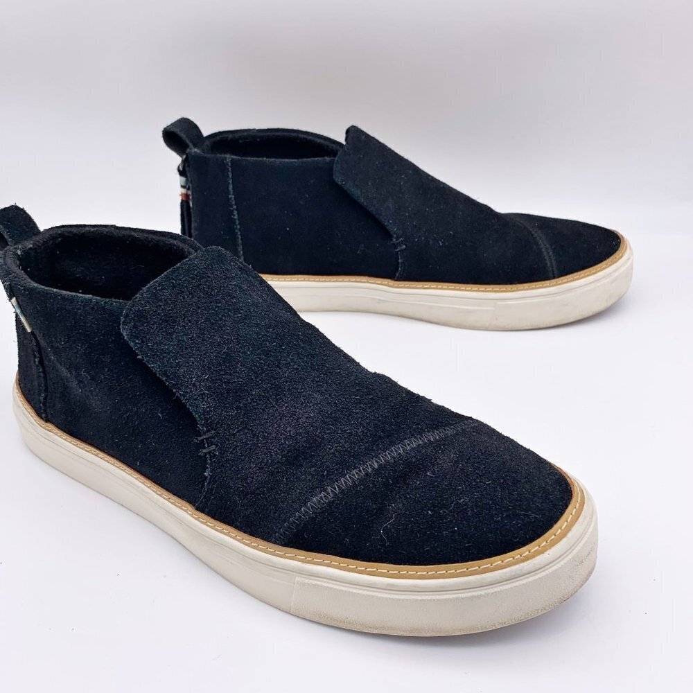 Toms Paxton Shoes Platform Slip On Sneakers Women's  9.5 M
